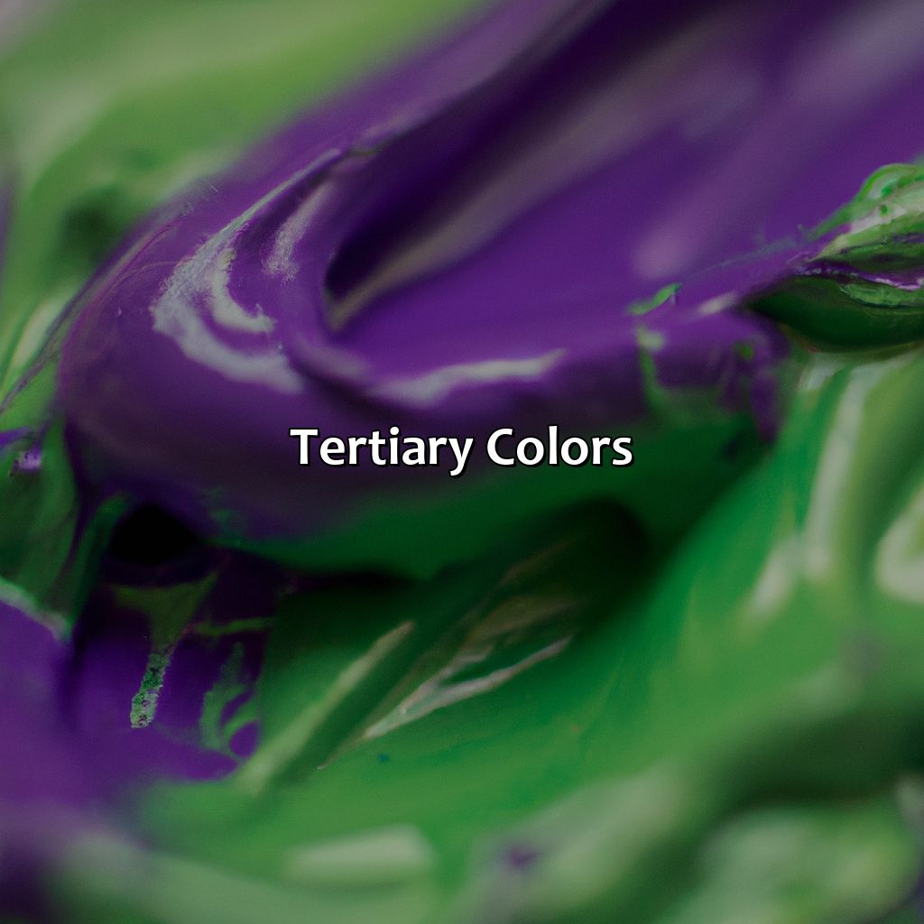 Tertiary Colors  - What Color Do Green And Purple Make, 
