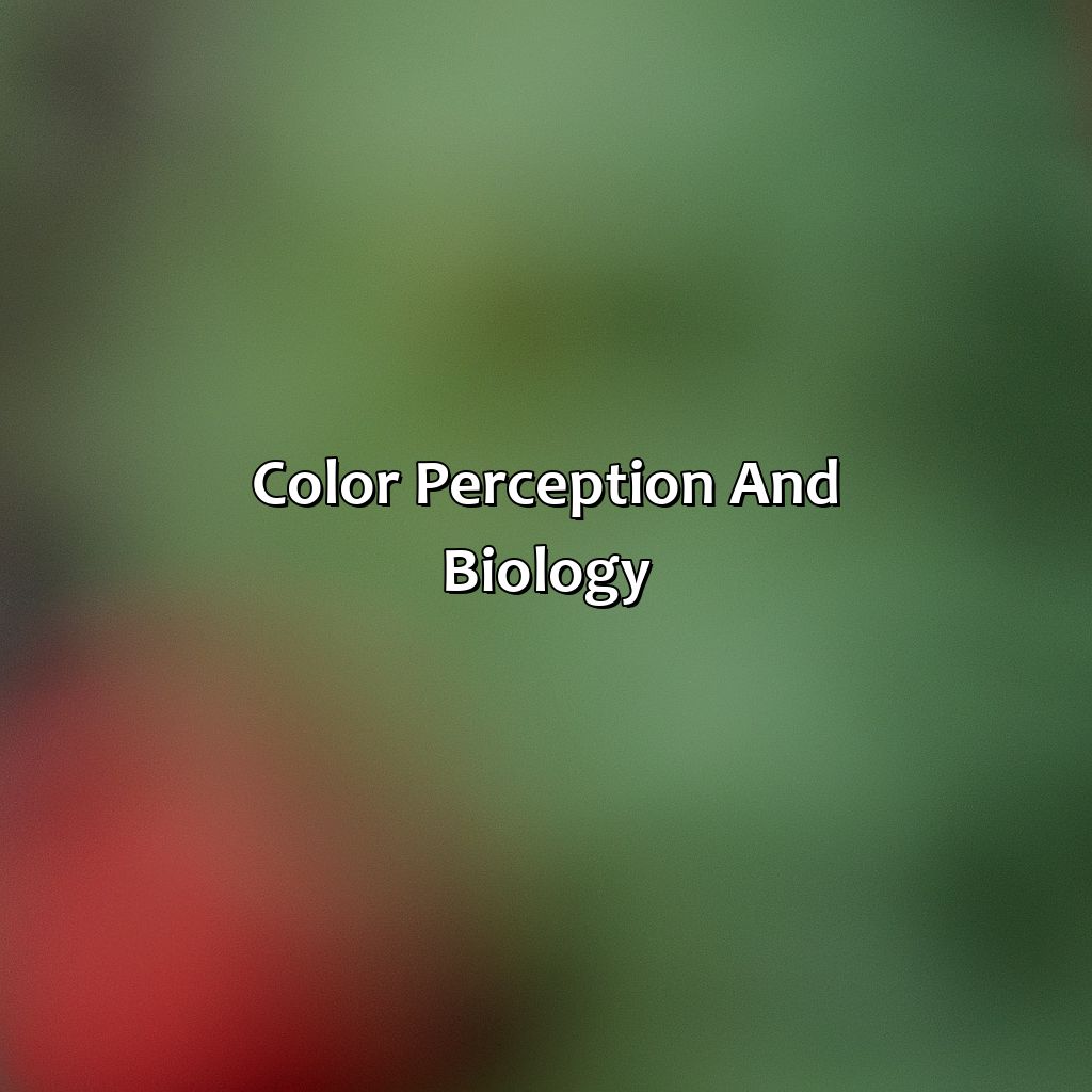 Color Perception And Biology  - What Color Do Green And Red Make, 