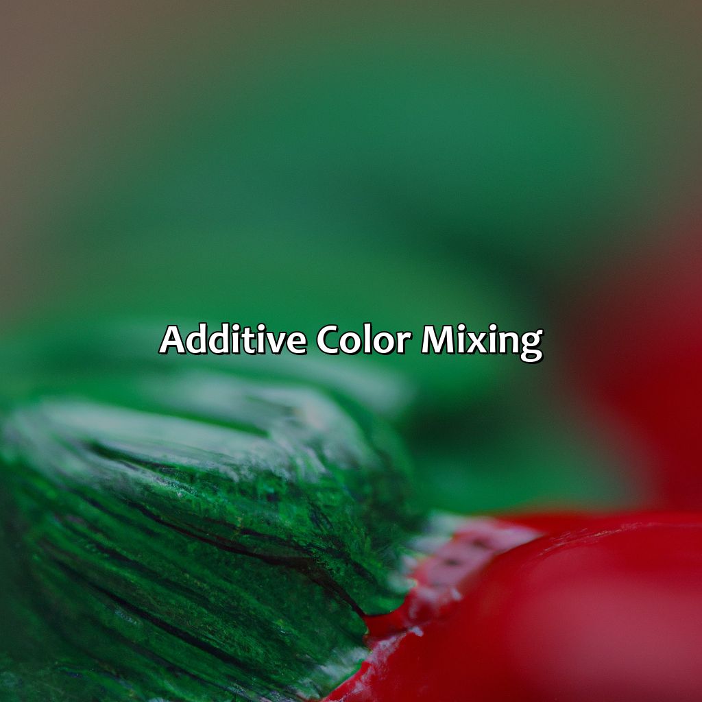 Additive Color Mixing  - What Color Do Green And Red Make, 