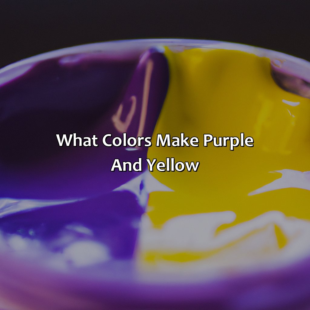 What Color Do Purple And Yellow Make - colorscombo.com