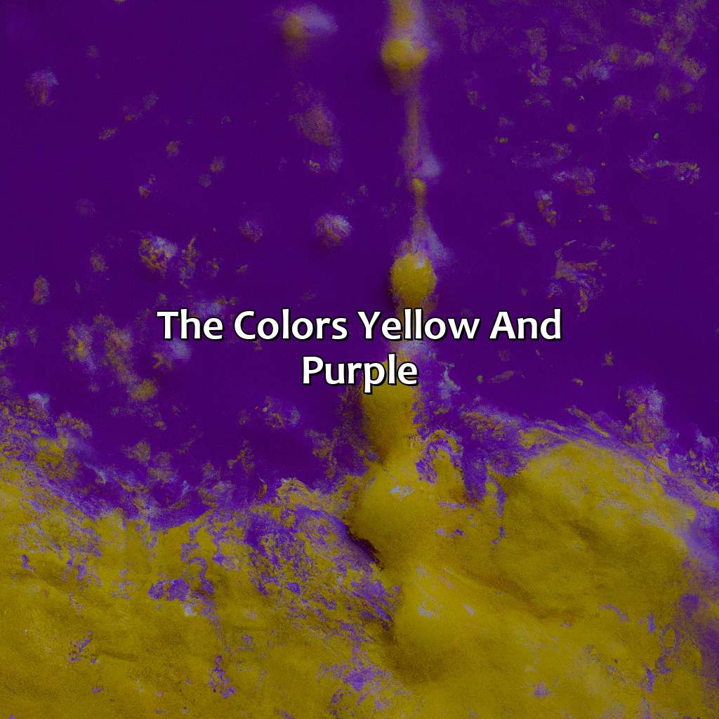 The Colors Yellow And Purple  - What Color Do Yellow And Purple Make, 