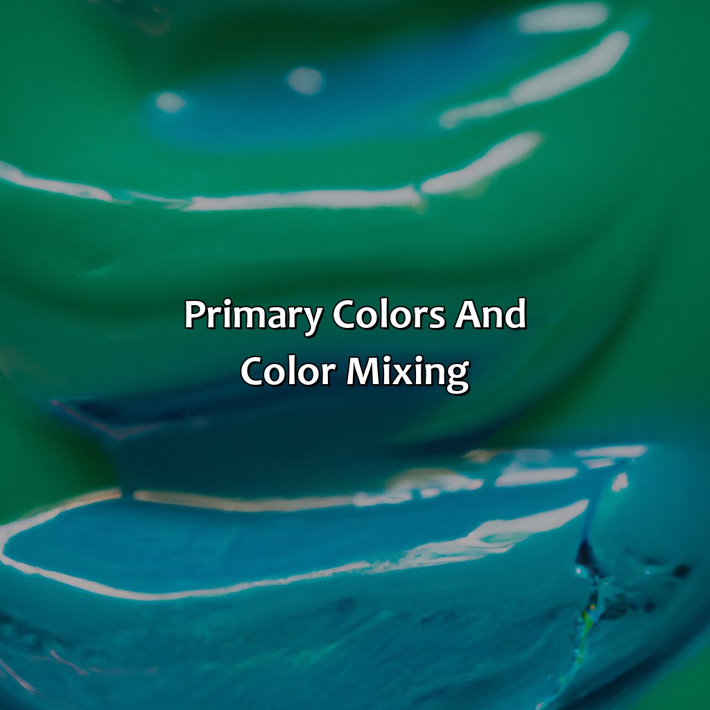 Primary Colors And Color Mixing  - What Color Do You Get When You Mix Blue And Green, 