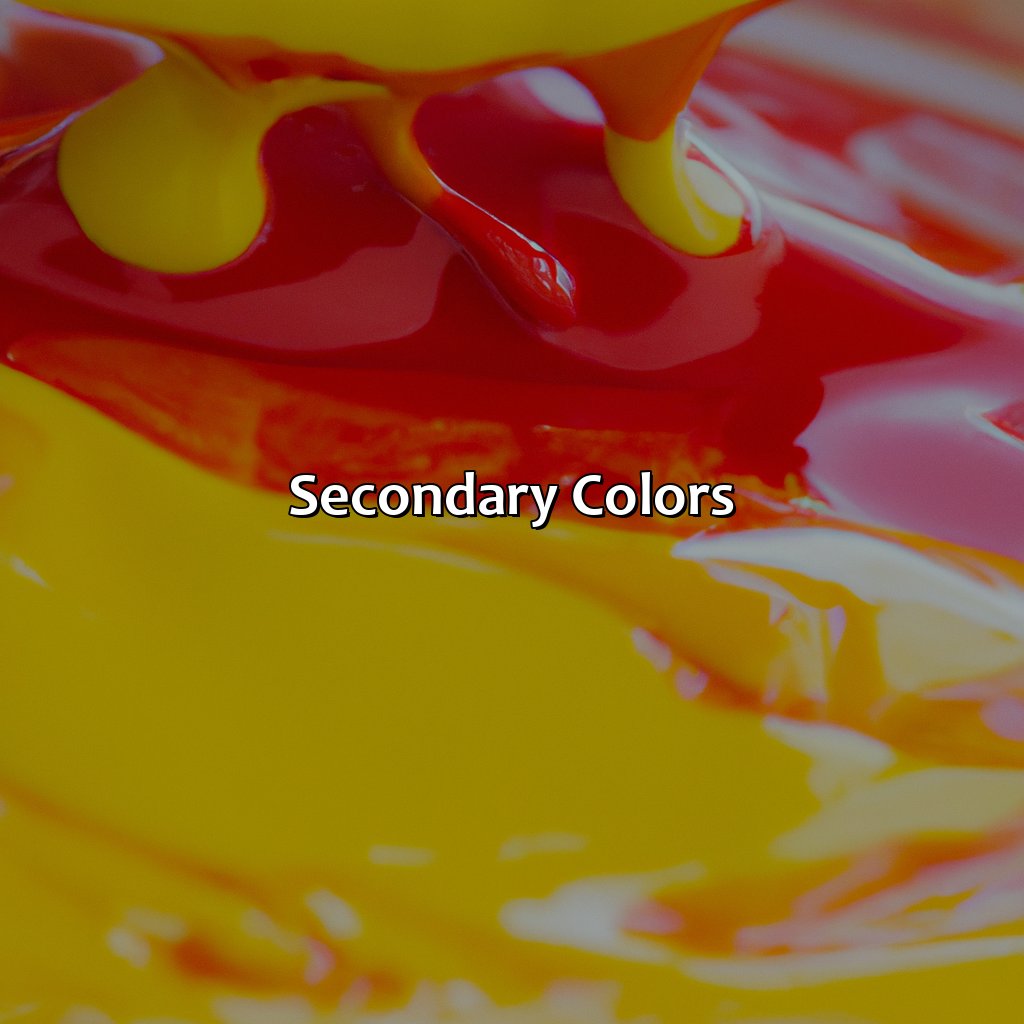 Secondary Colors  - What Color Do You Get When You Mix Red And Yellow, 