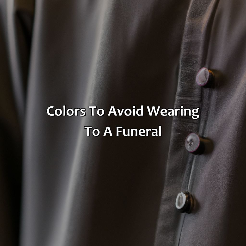 Colors To Avoid Wearing To A Funeral  - What Color Do You Wear To A Funeral, 