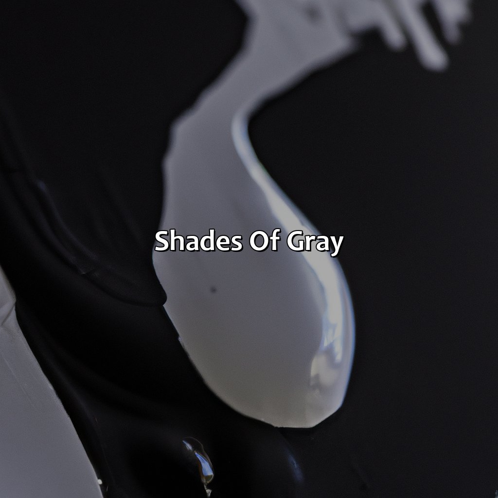 Shades Of Gray  - What Color Does Black And White Make, 