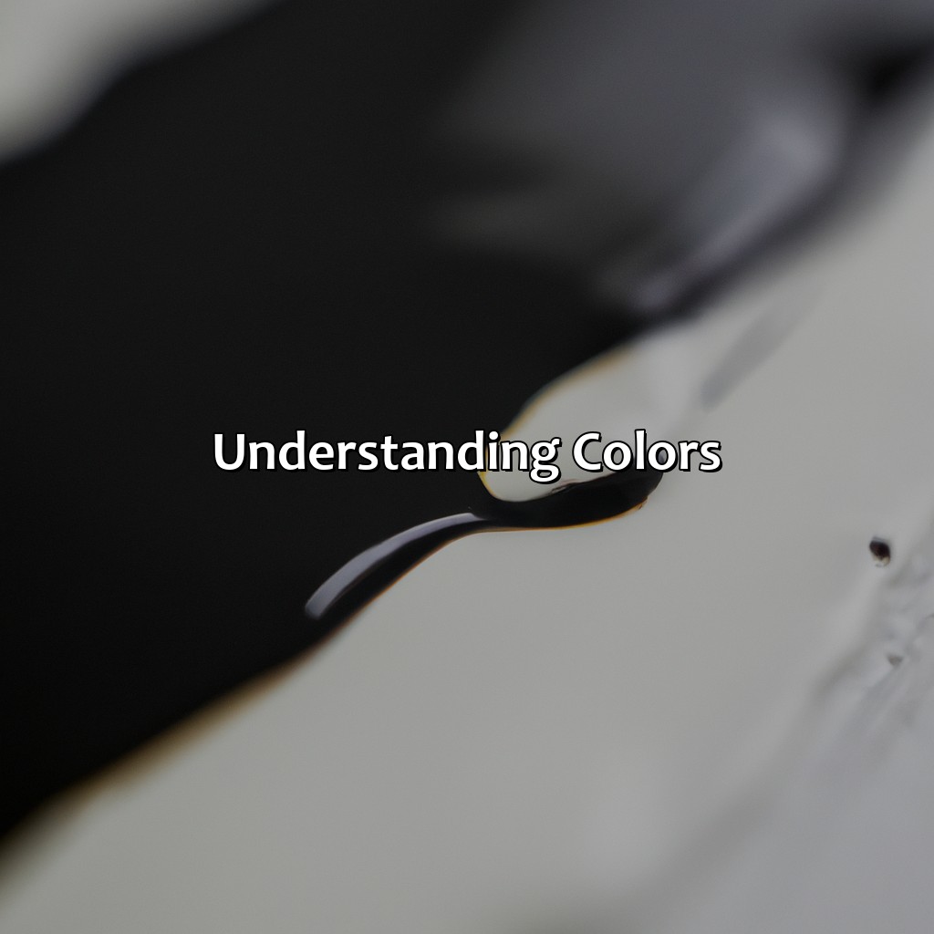 Understanding Colors  - What Color Does Black And White Make, 