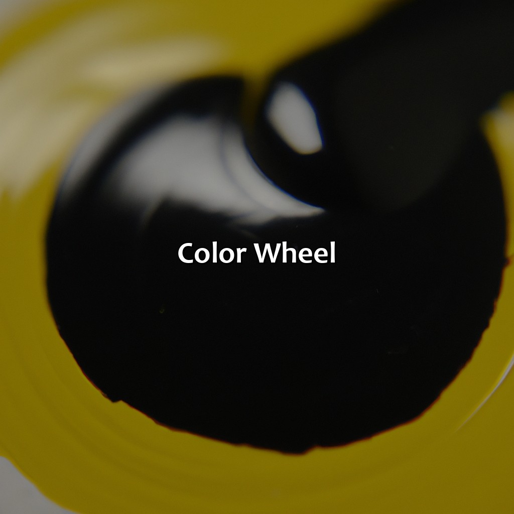 Color Wheel  - What Color Does Black And Yellow Make, 