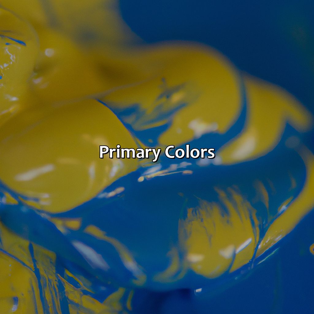 Primary Colors  - What Color Does Blue And Yellow Make, 