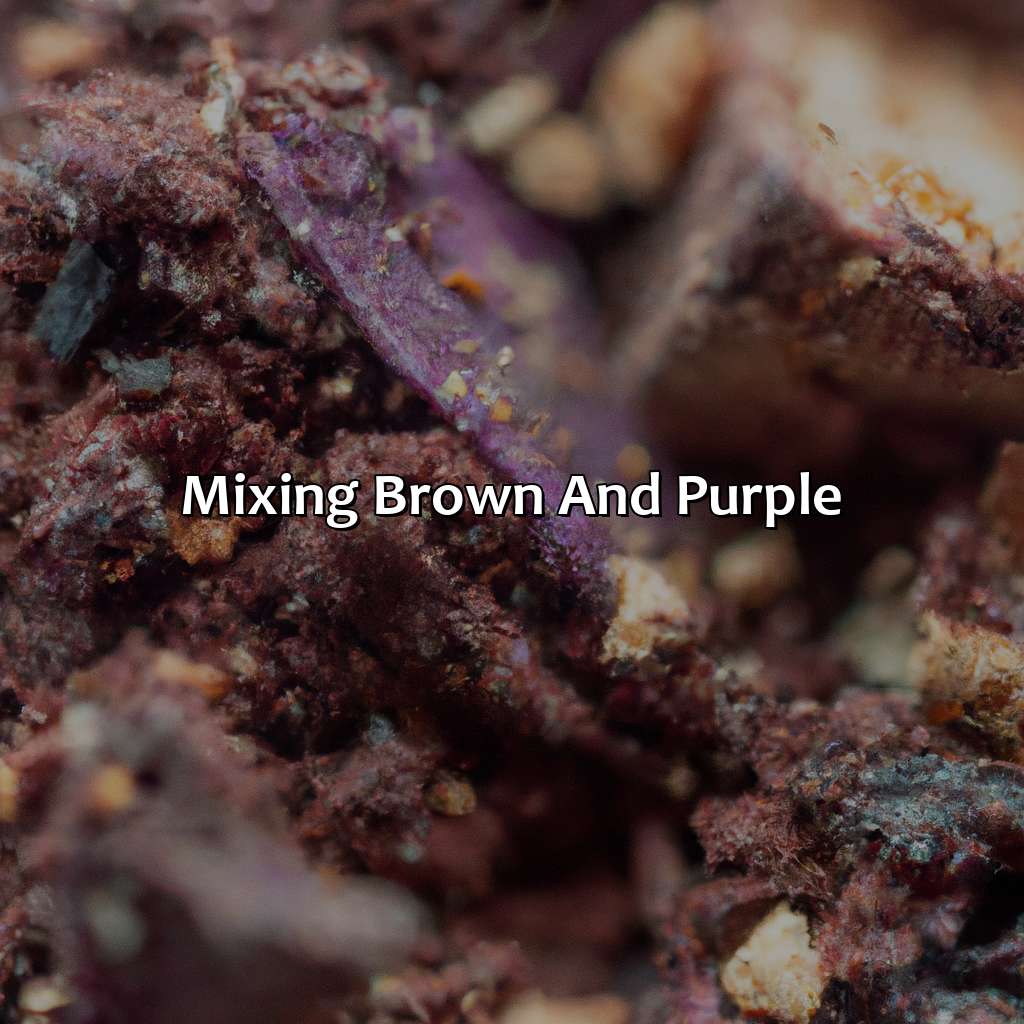 Mixing Brown And Purple  - What Color Does Brown And Purple Make, 