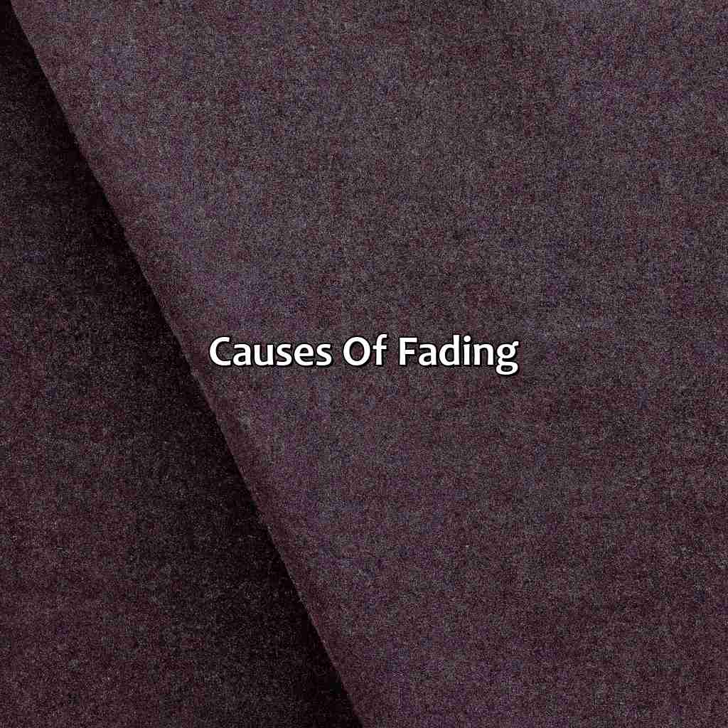 Causes Of Fading  - What Color Does Purple Fade To, 