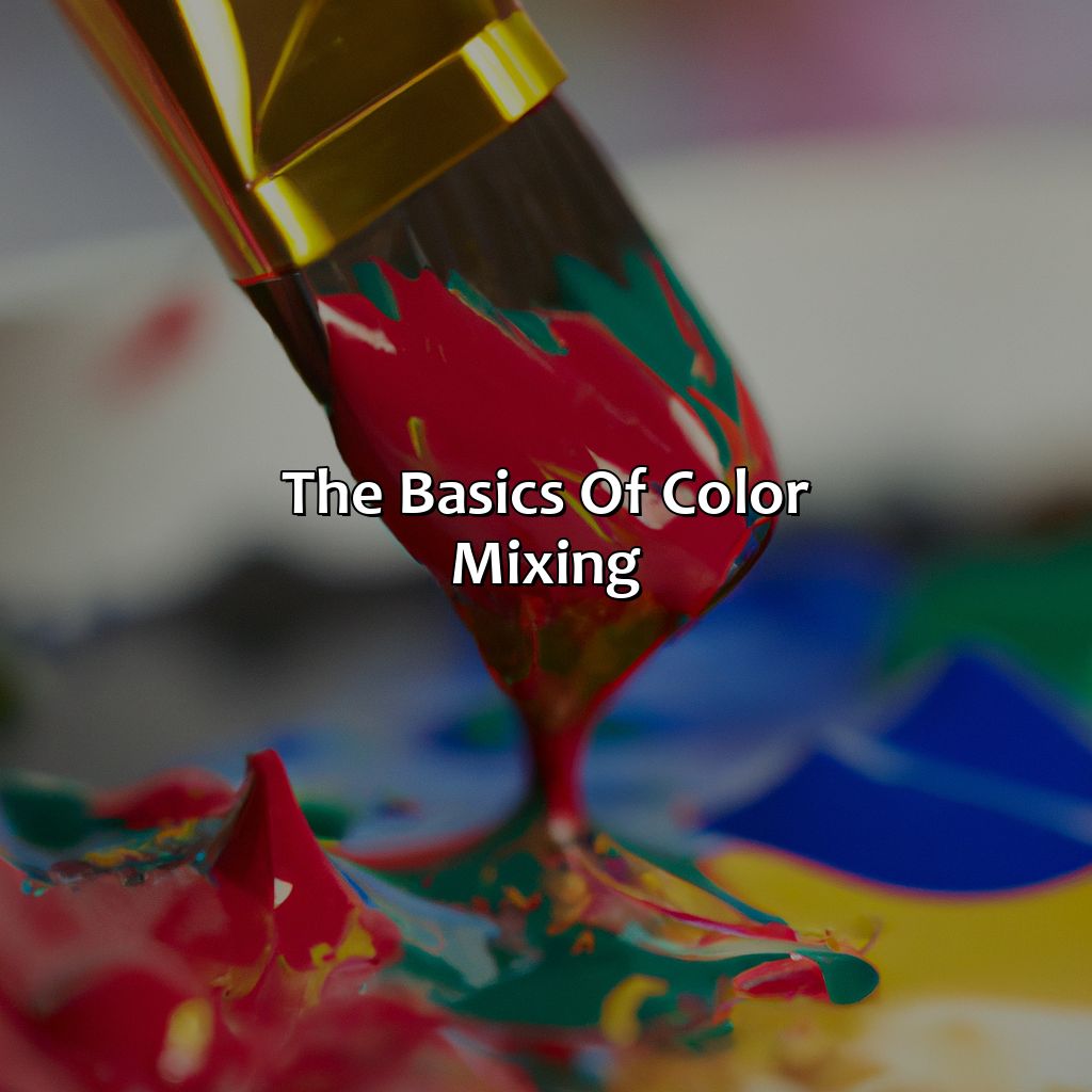The Basics Of Color Mixing  - What Color Does Red Blue And Green Make, 