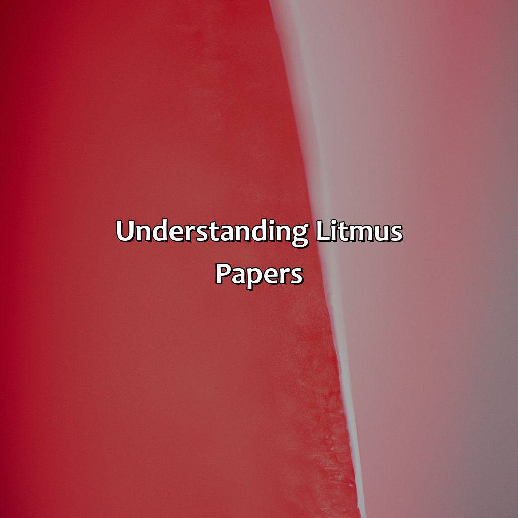 Understanding Litmus Papers  - What Color Does Red Litmus Paper Turn When Placed In An Alkali?, 