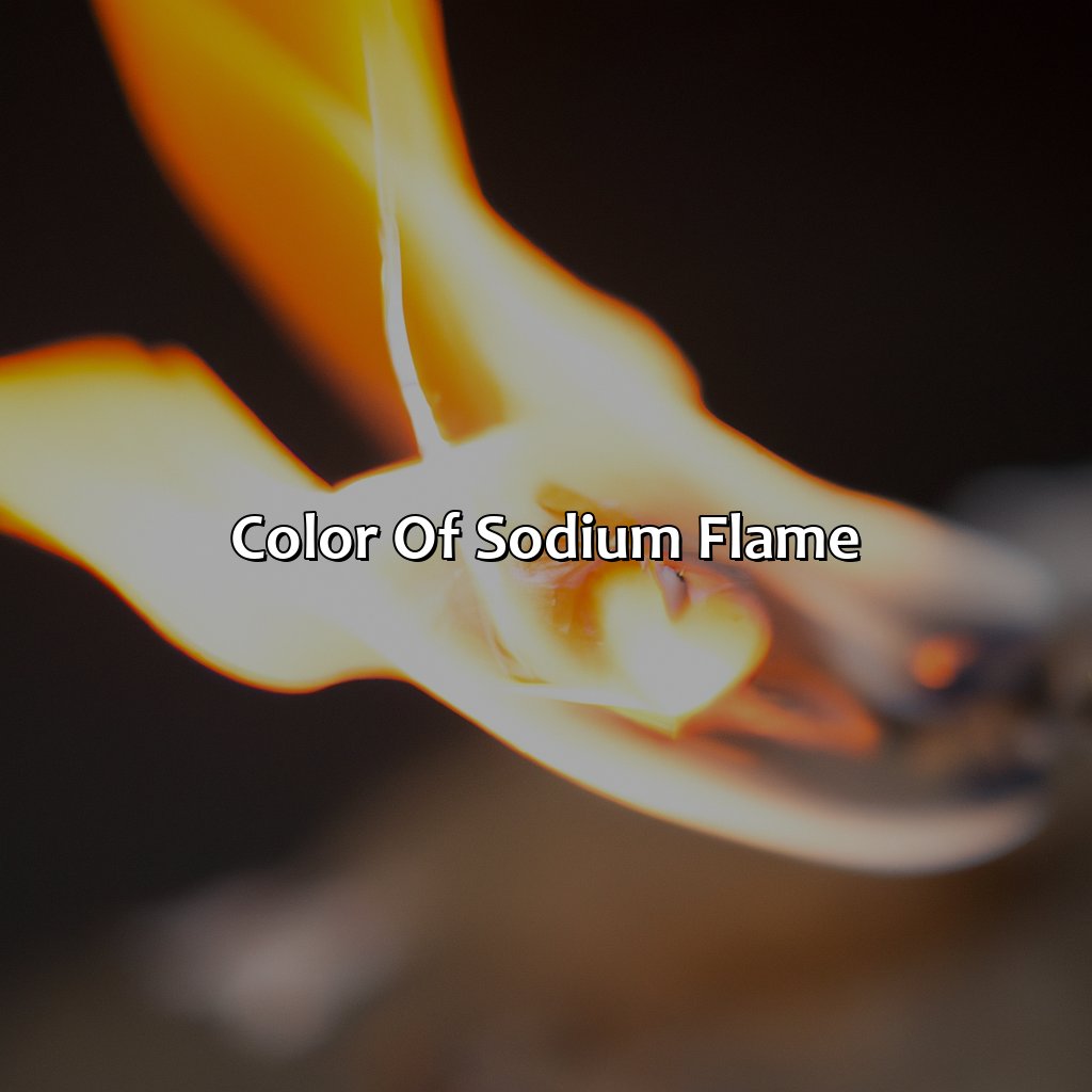 Color Of Sodium Flame  - What Color Does Sodium Burn, 