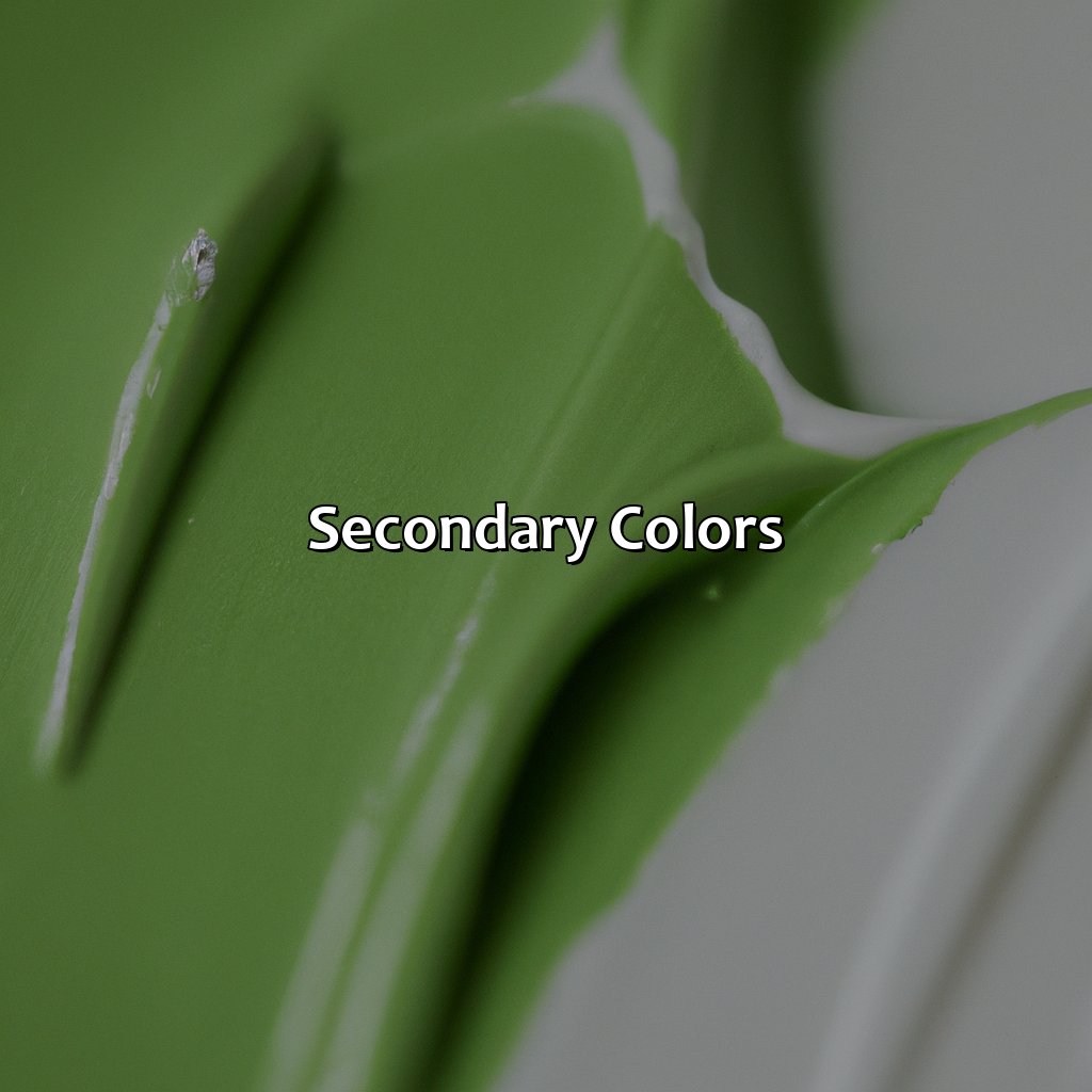 Secondary Colors  - What Color Does White And Green Make, 