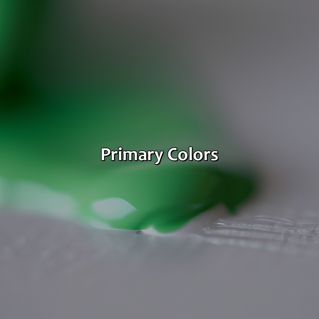 Primary Colors  - What Color Does White And Green Make, 