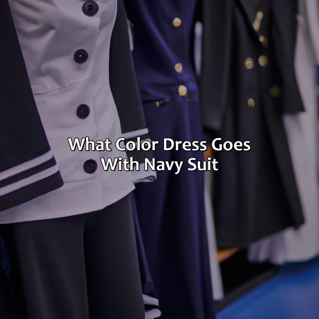 What Color Dress Goes With Navy Suit - colorscombo.com