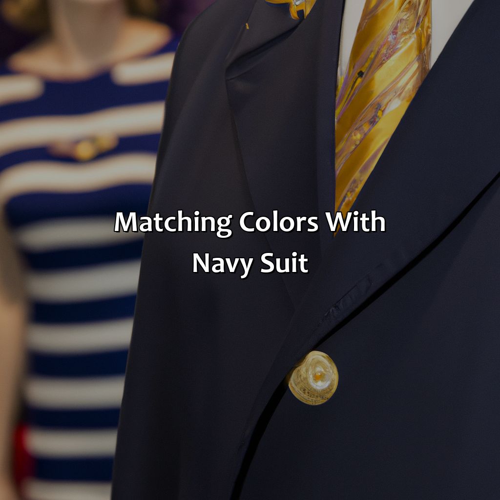 Matching Colors With Navy Suit  - What Color Dress Goes With Navy Suit, 