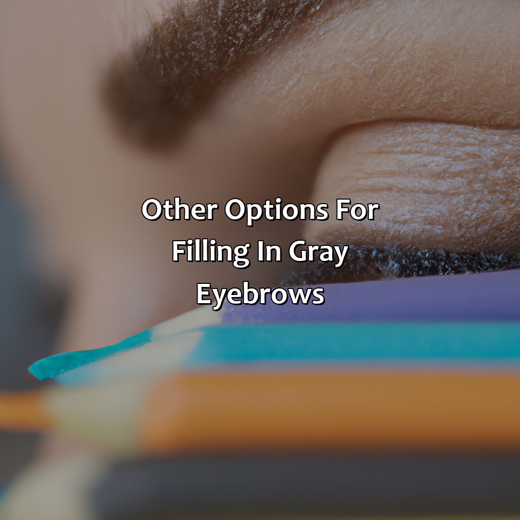 Other Options For Filling In Gray Eyebrows  - What Color Eyebrow Pencil For Gray Hair, 