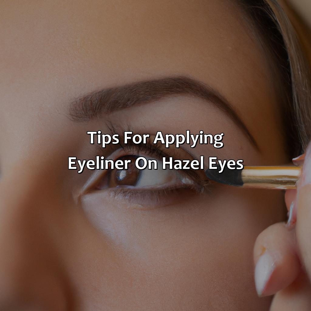 Tips For Applying Eyeliner On Hazel Eyes  - What Color Eyeliner For Hazel Eyes, 