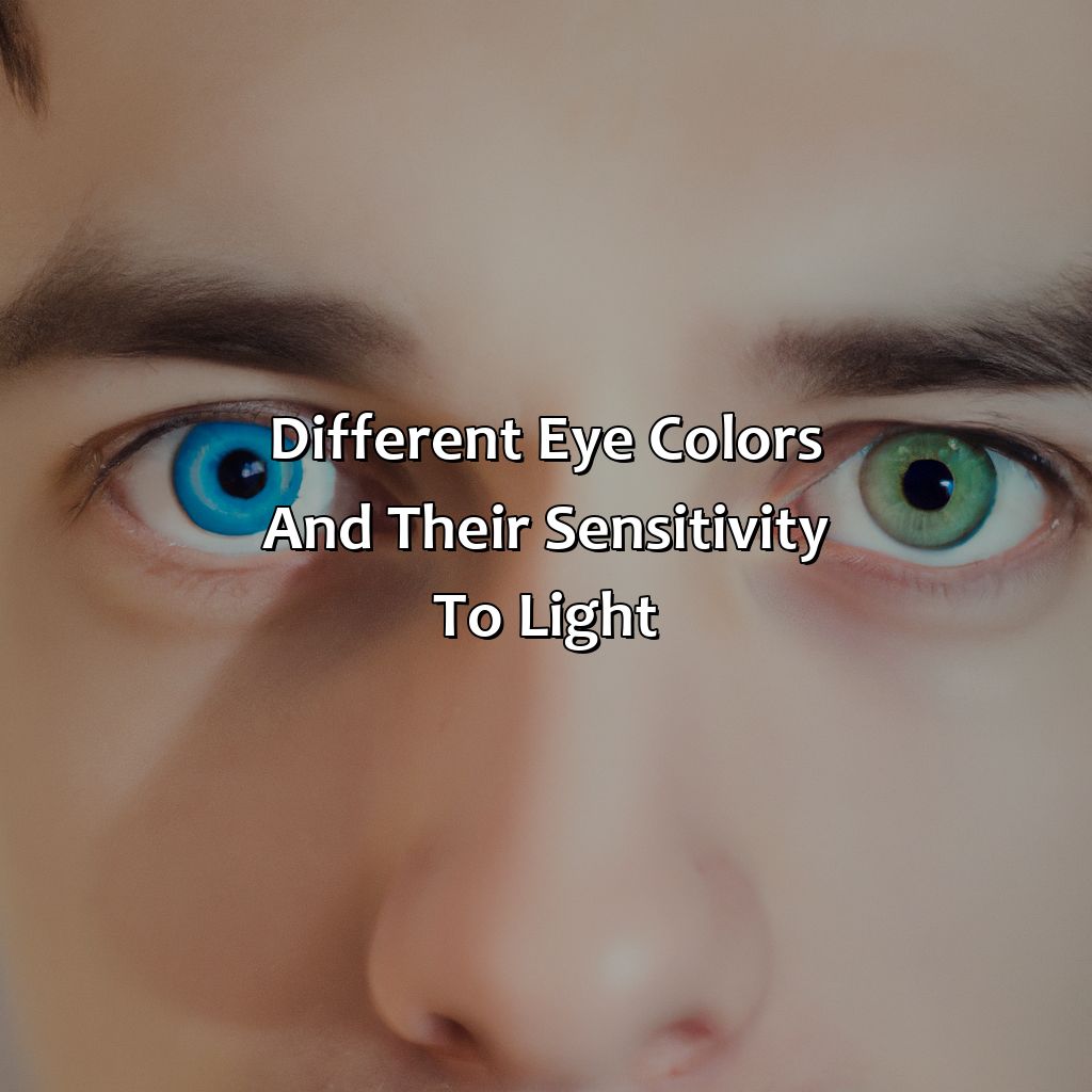 Different Eye Colors And Their Sensitivity To Light  - What Color Eyes Are Most Sensitive To Light, 