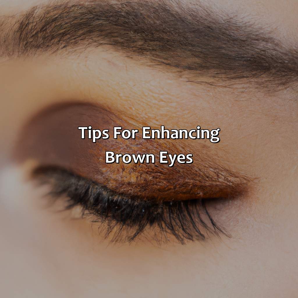 Tips For Enhancing Brown Eyes  - What Color Eyeshadow For Brown Eyes, 