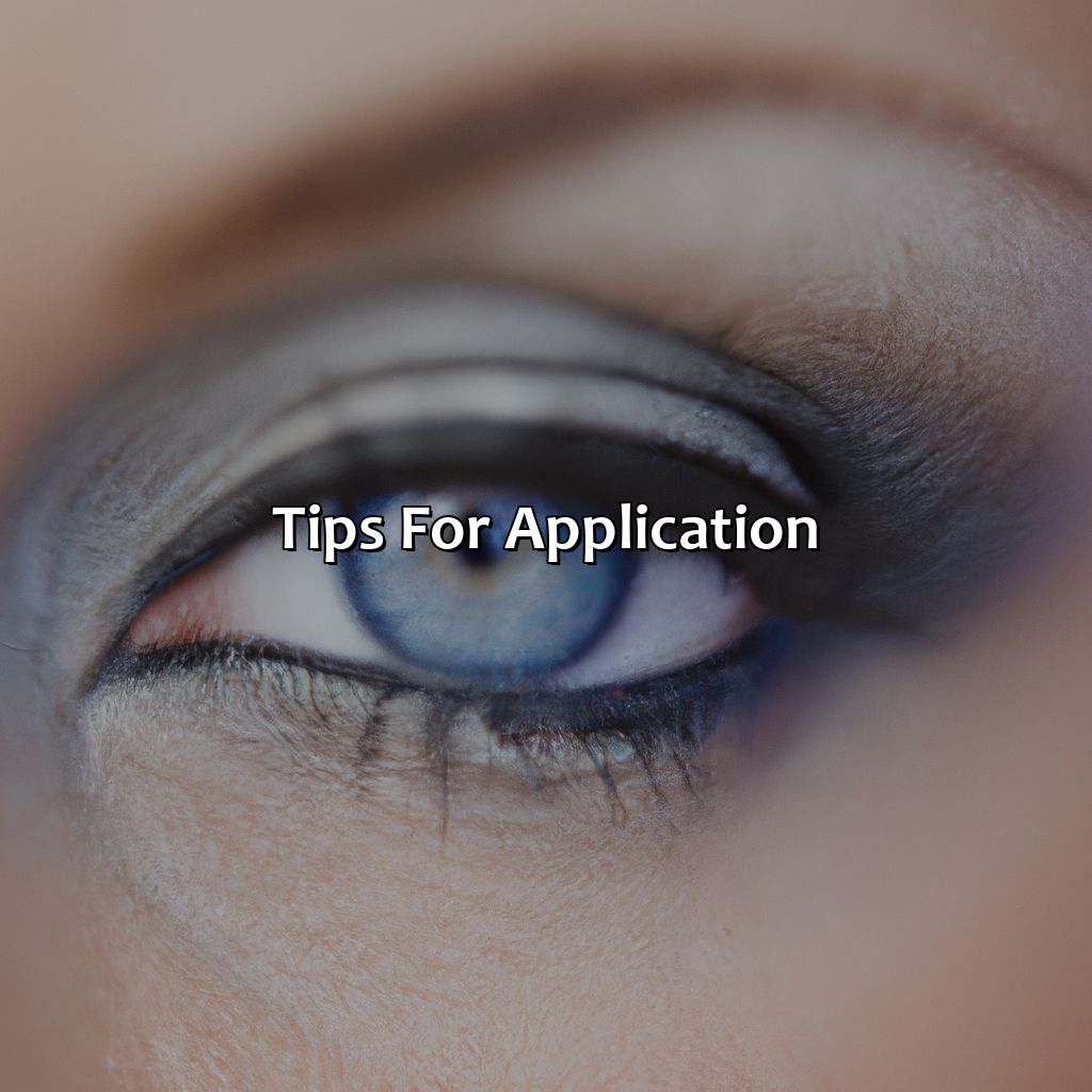 Tips For Application  - What Color Eyeshadow Goes With Blue Eyes, 