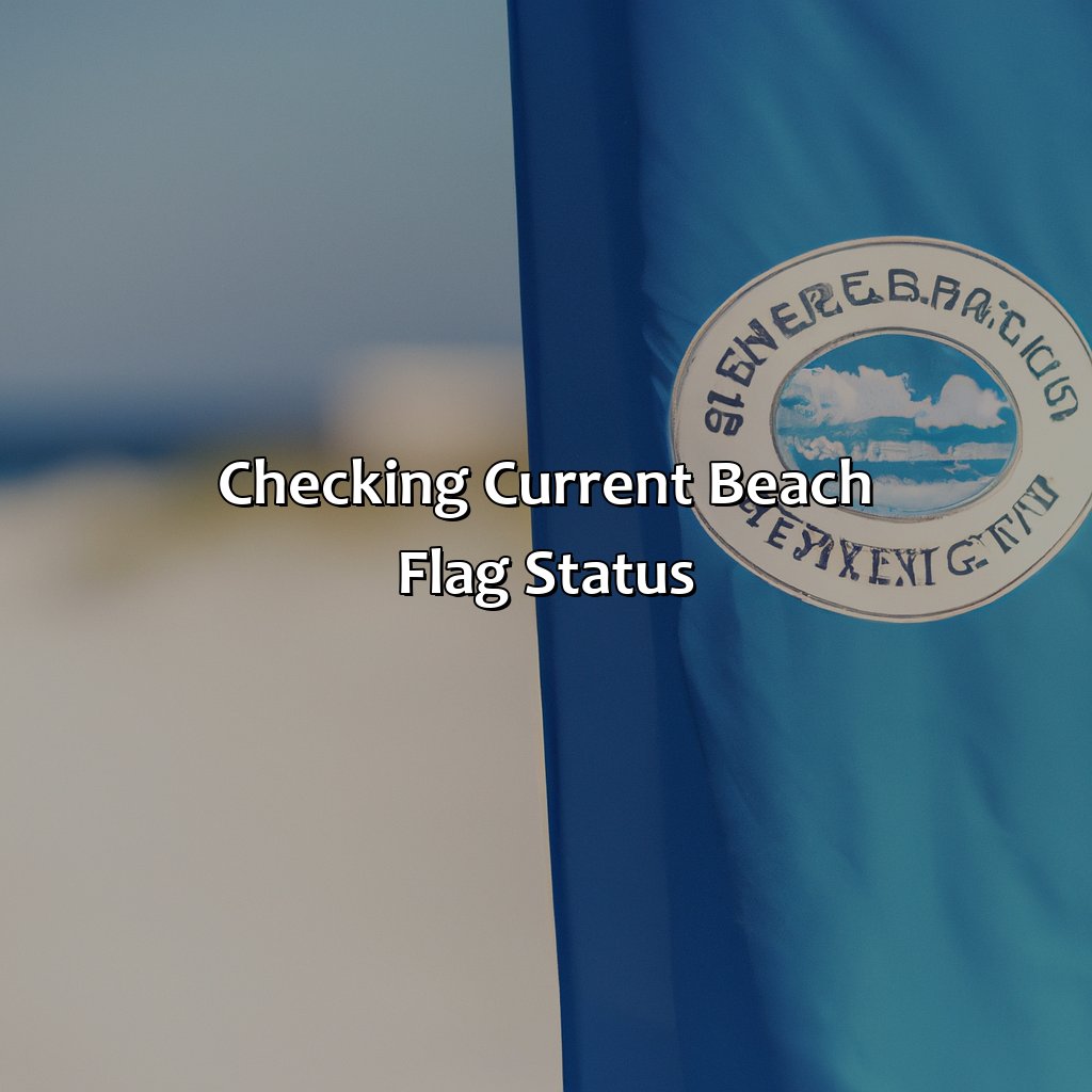 Checking Current Beach Flag Status  - What Color Flag Is Flying At Pensacola Beach Today, 