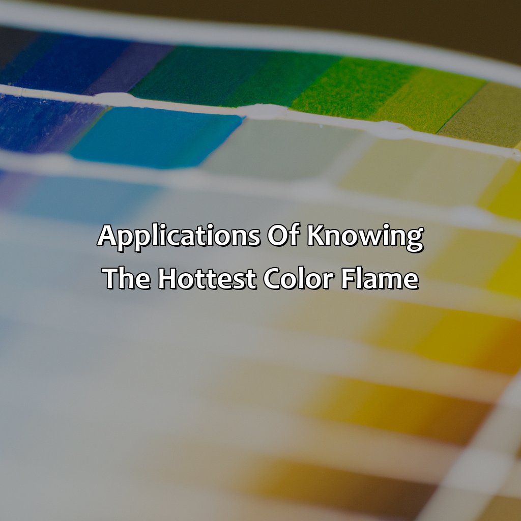 Applications Of Knowing The Hottest Color Flame  - What Color Flame Is The Hottest, 