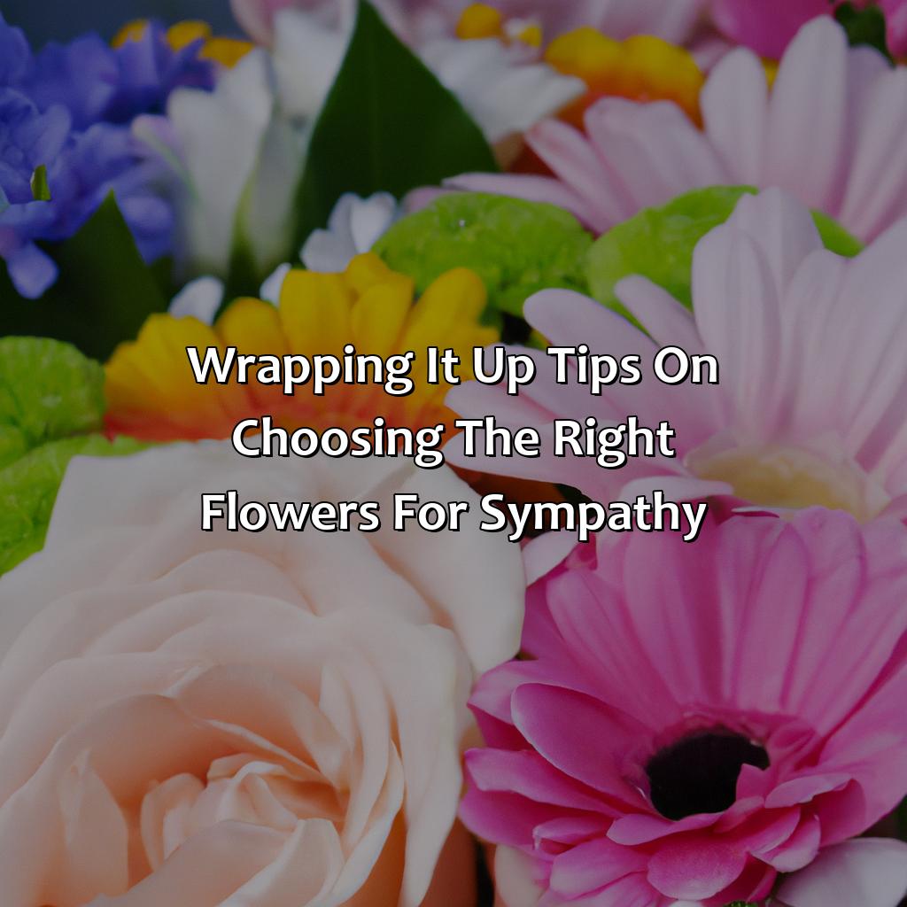 Wrapping It Up: Tips On Choosing The Right Flowers For Sympathy  - What Color Flowers For Sympathy, 