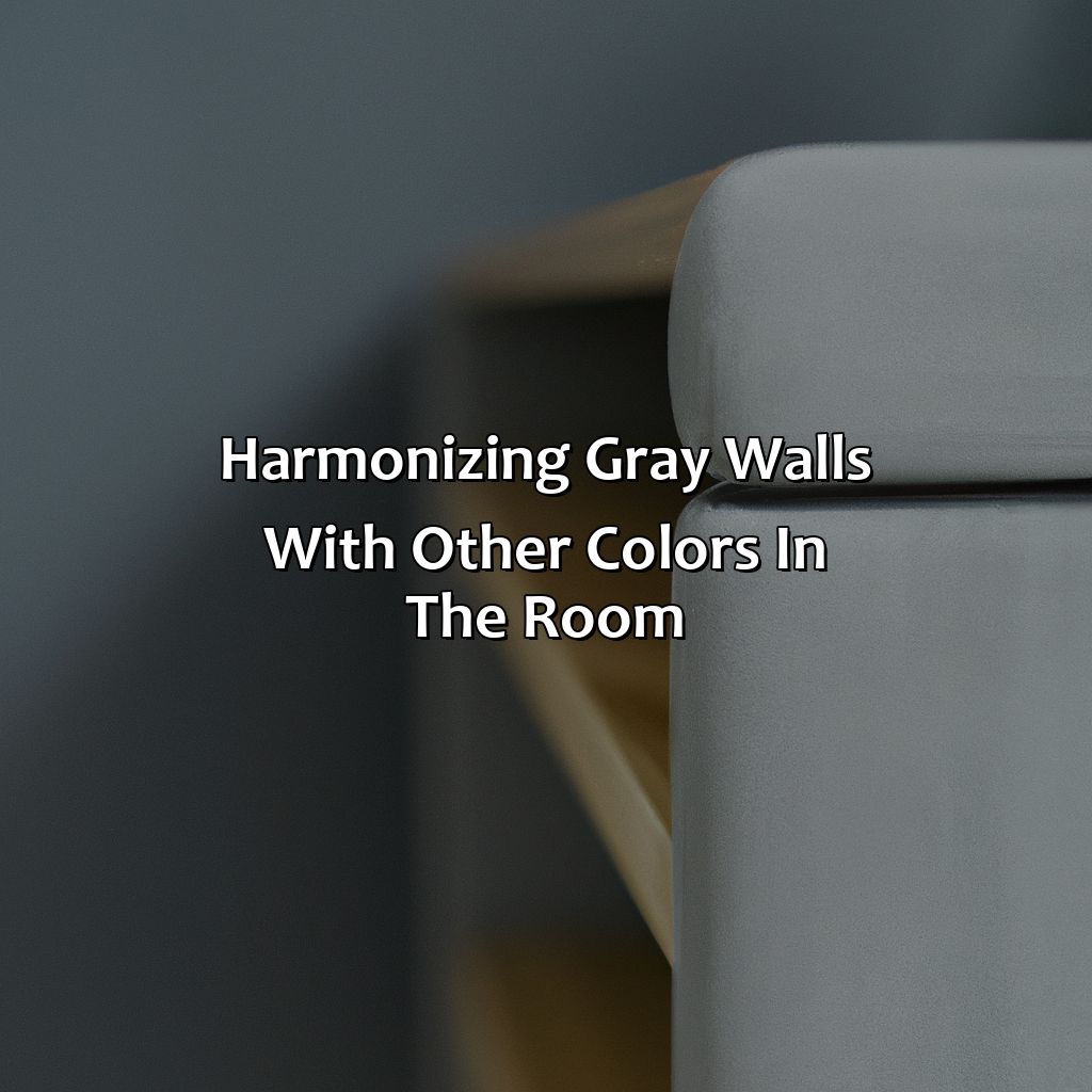 Harmonizing Gray Walls With Other Colors In The Room  - What Color Furniture Goes With Gray Walls, 