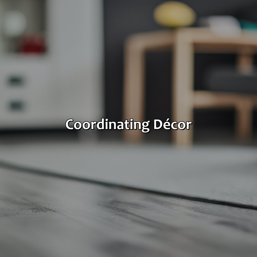 Coordinating Décor  - What Color Furniture Goes With Grey Flooring, 