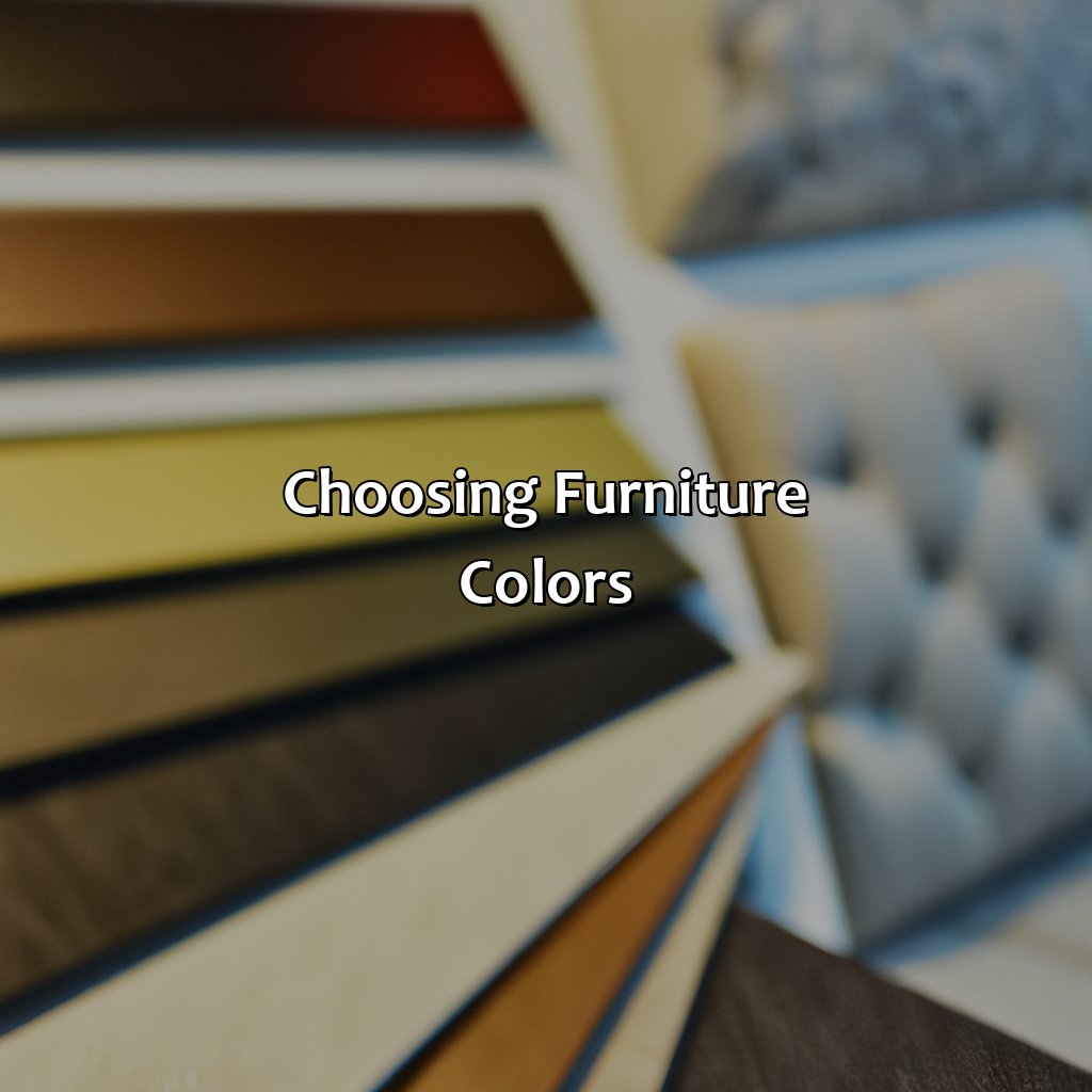 Choosing Furniture Colors  - What Color Furniture Goes With Grey Flooring, 