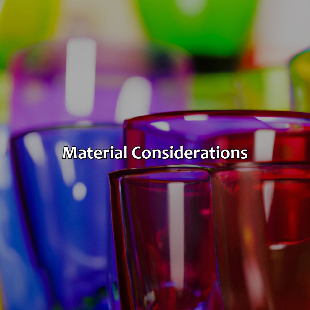 Material Considerations  - What Color Glasses Should I Get, 