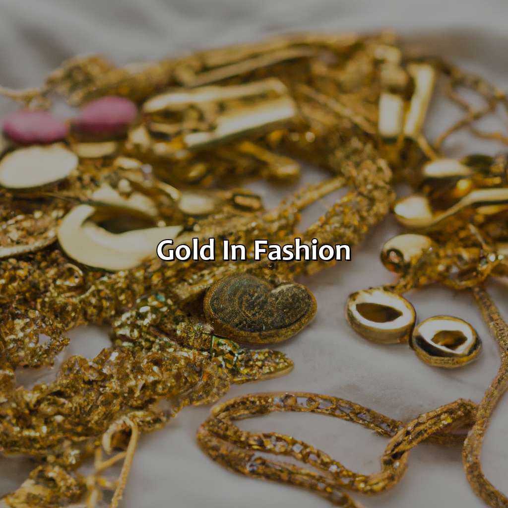 Gold In Fashion - What Color Goes Best With Gold, 