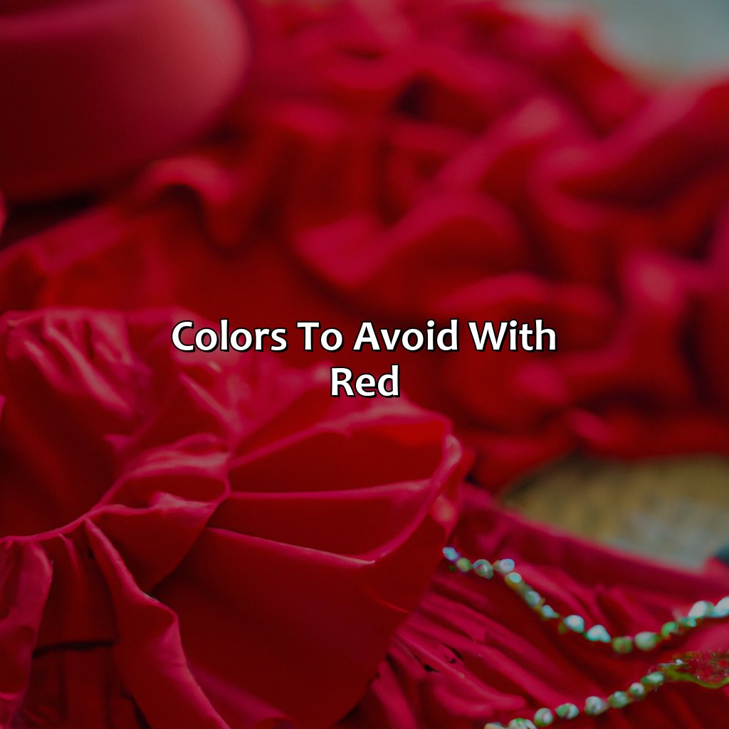 Colors To Avoid With Red  - What Color Goes Best With Red, 