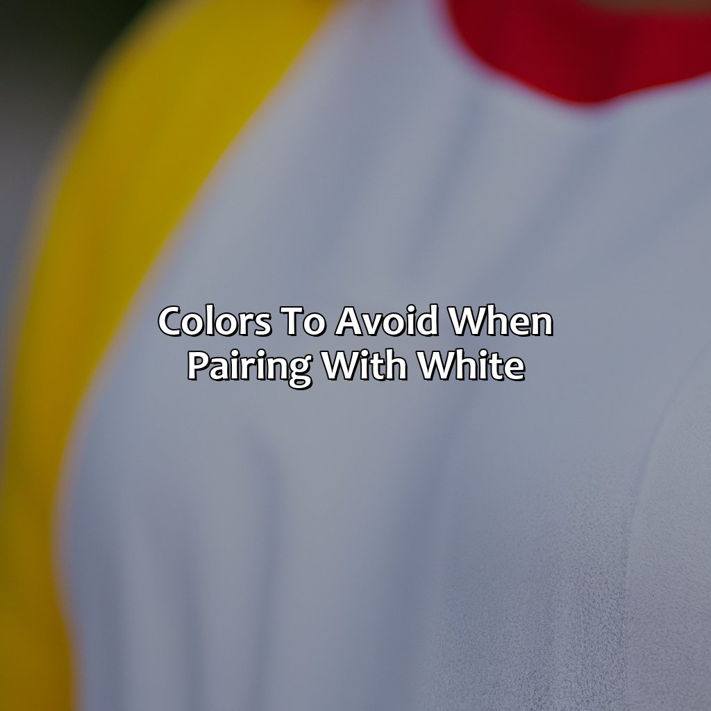 Colors To Avoid When Pairing With White  - What Color Goes Best With White, 