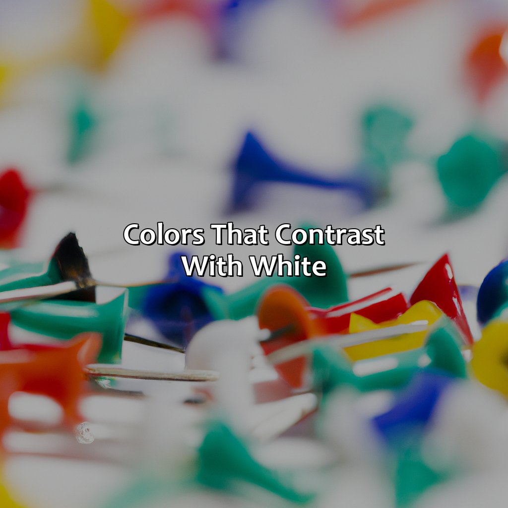 Colors That Contrast With White  - What Color Goes Best With White, 