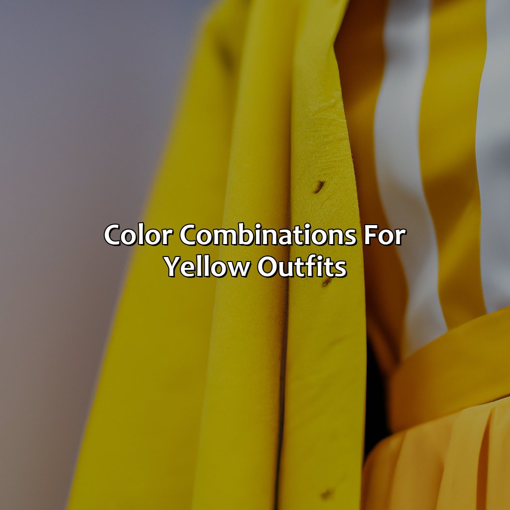 Color Combinations For Yellow Outfits  - What Color Goes Best With Yellow, 