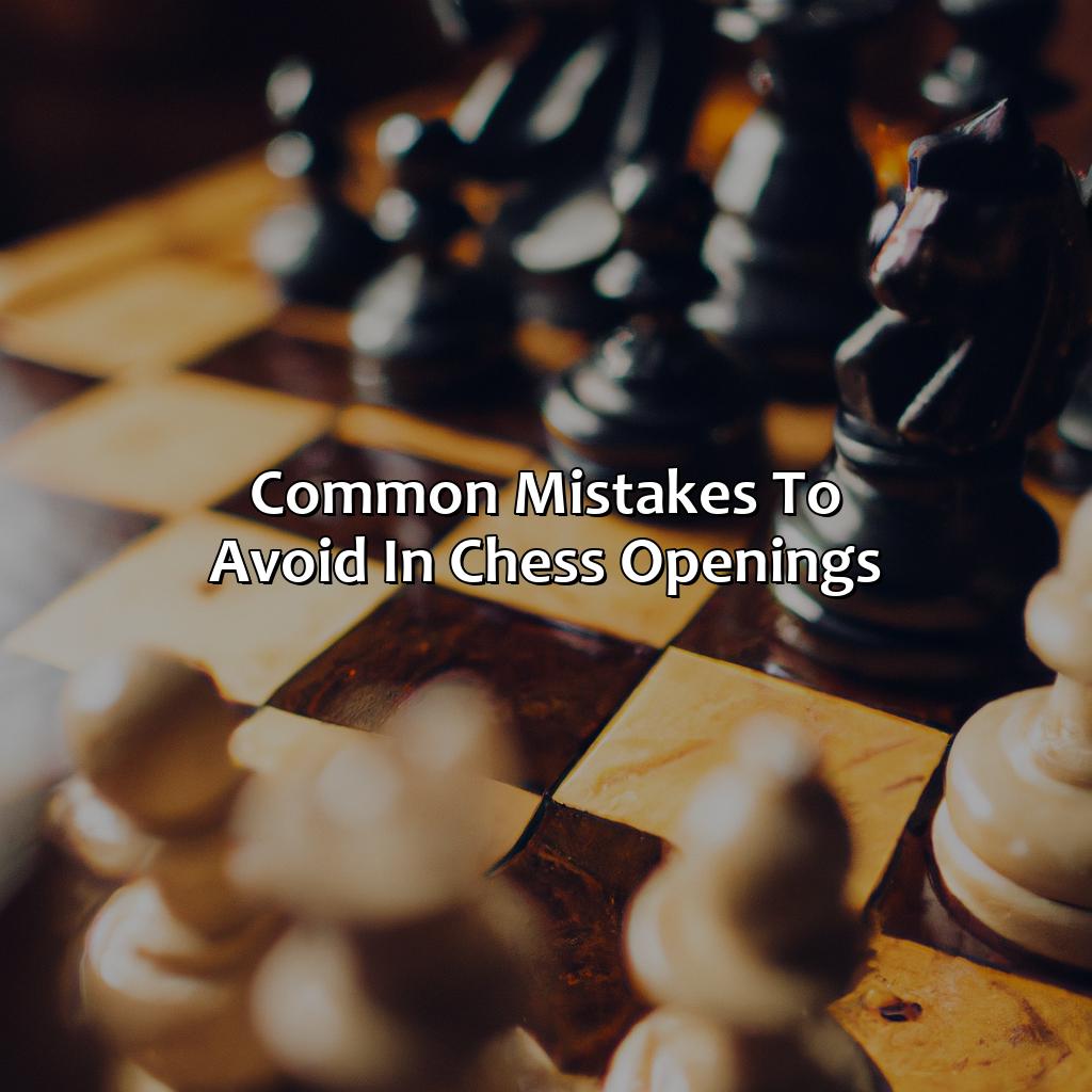 Common Mistakes To Avoid In Chess Openings  - What Color Goes First In Chess, 