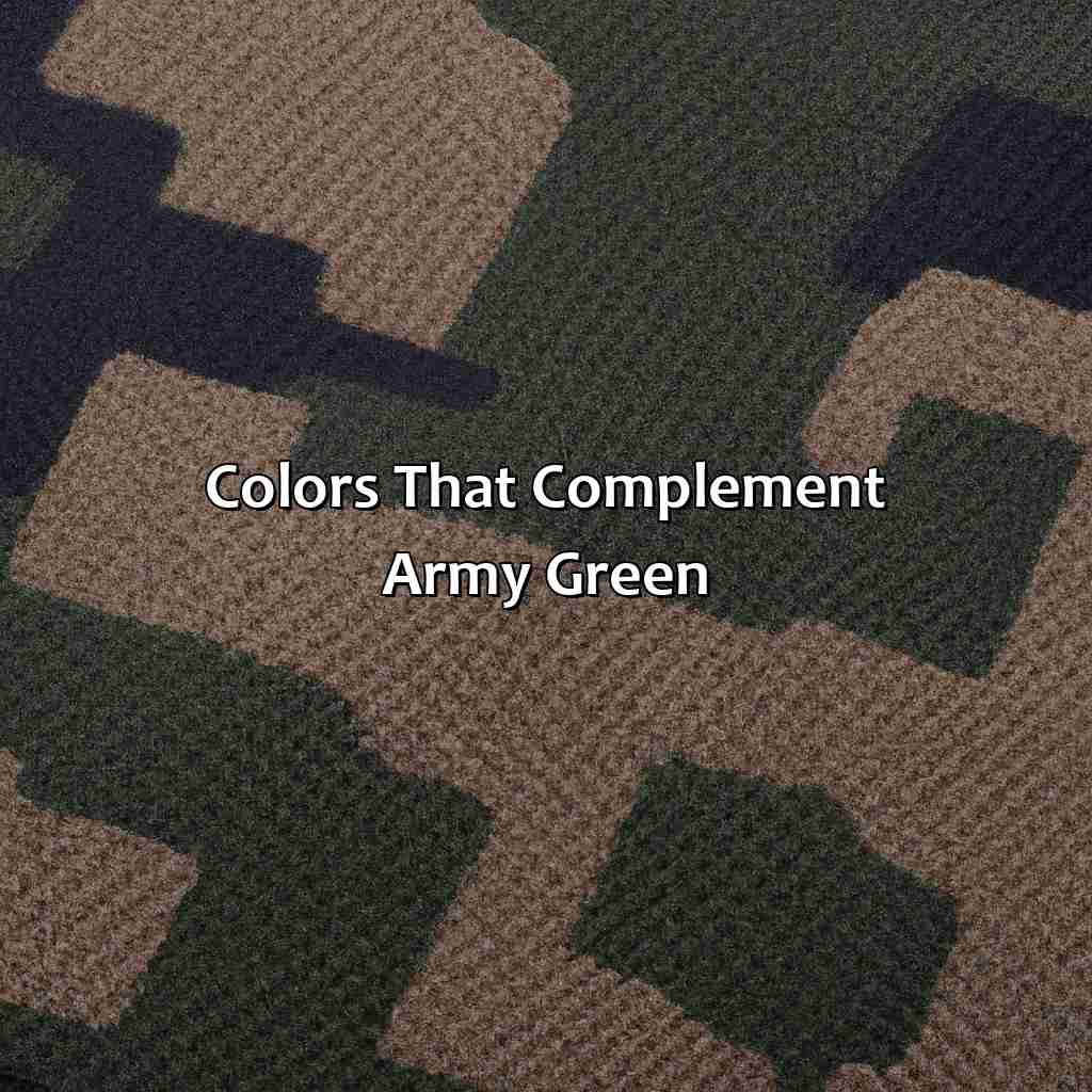 Colors That Complement Army Green  - What Color Goes Good With Army Green, 