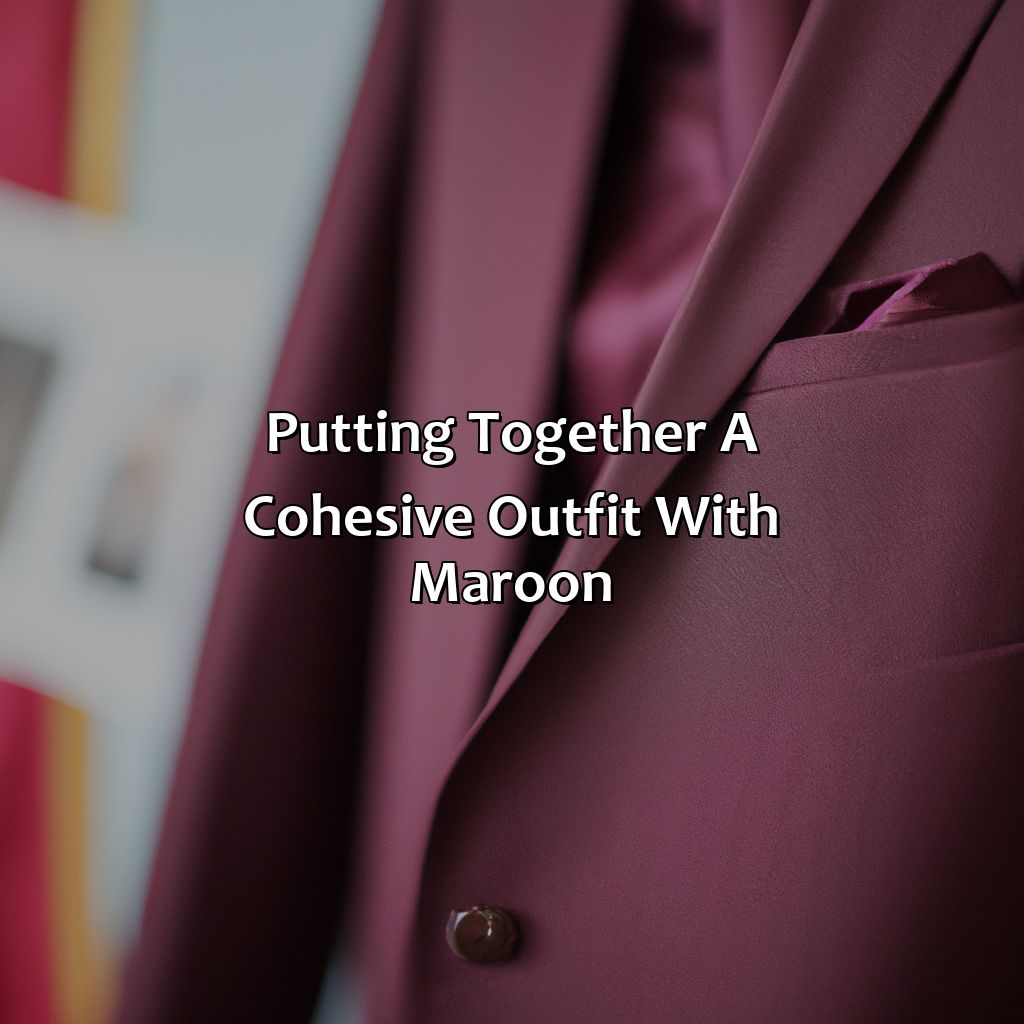 Putting Together A Cohesive Outfit With Maroon - What Color Goes Good With Maroon, 