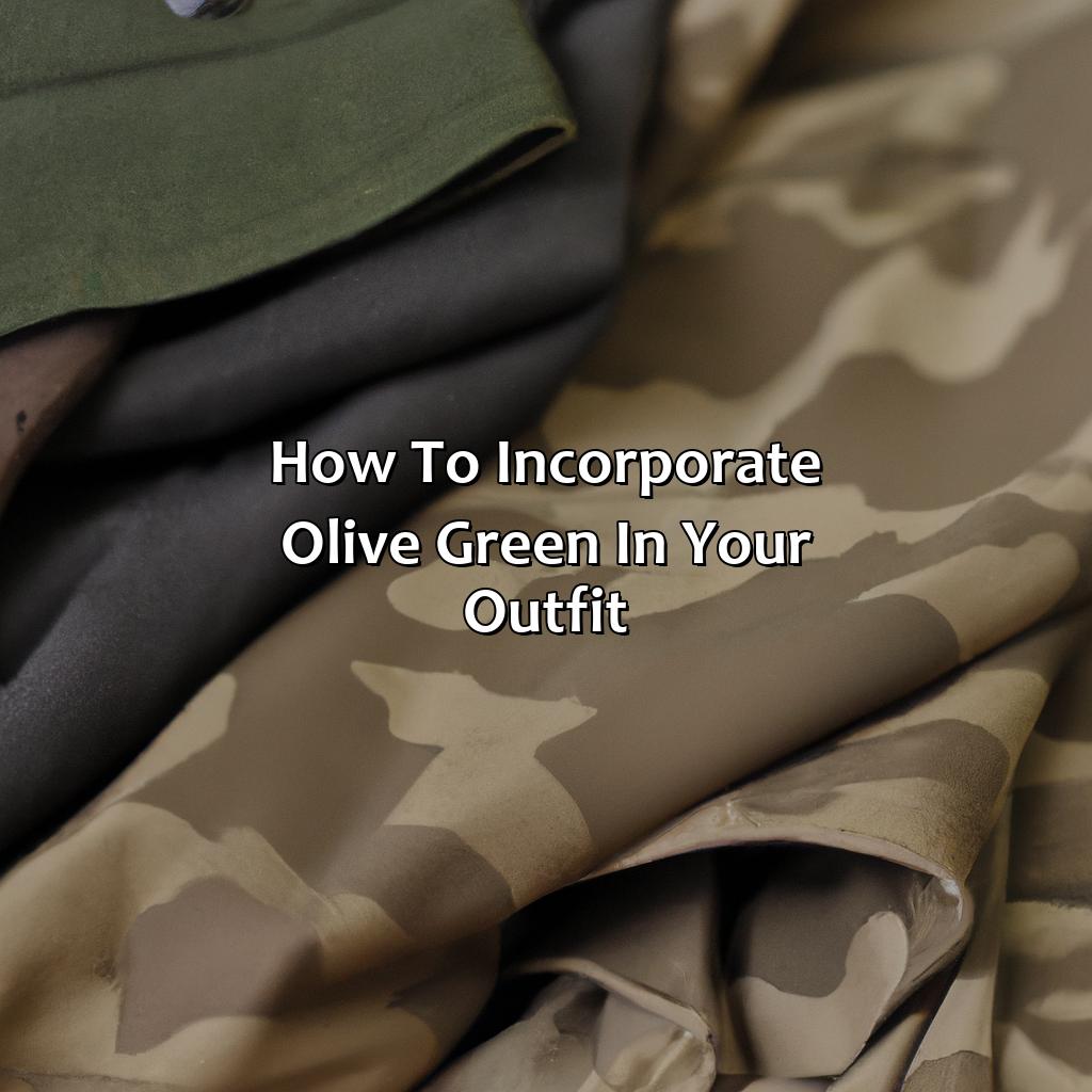 How To Incorporate Olive Green In Your Outfit  - What Color Goes Good With Olive Green, 
