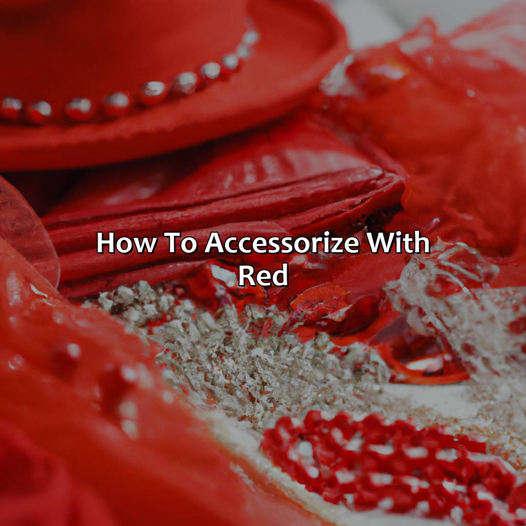 How To Accessorize With Red  - What Color Goes Good With Red, 
