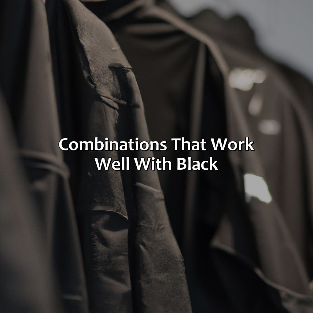 Combinations That Work Well With Black  - What Color Goes Well With Black, 
