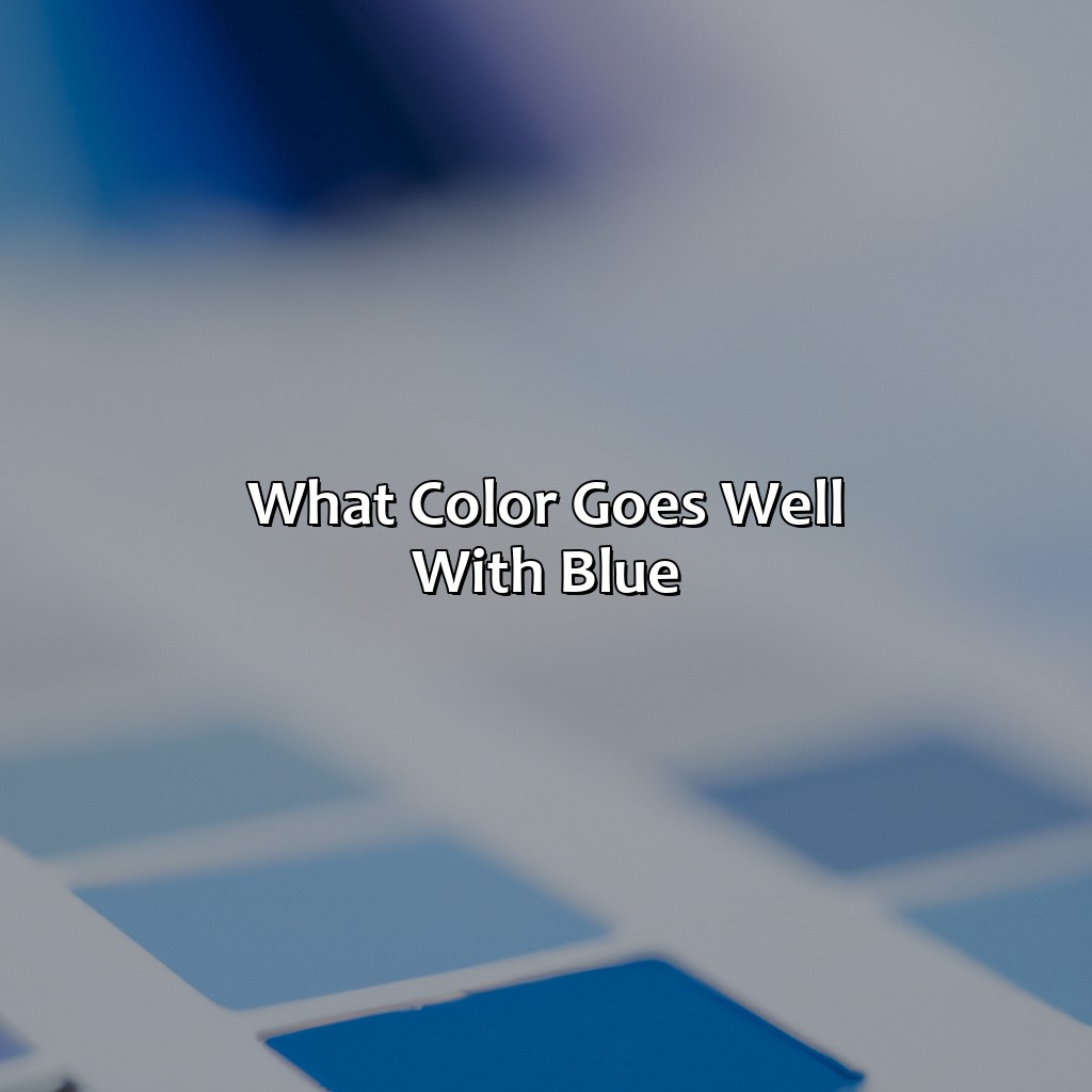 What Color Goes Well With Blue - colorscombo.com