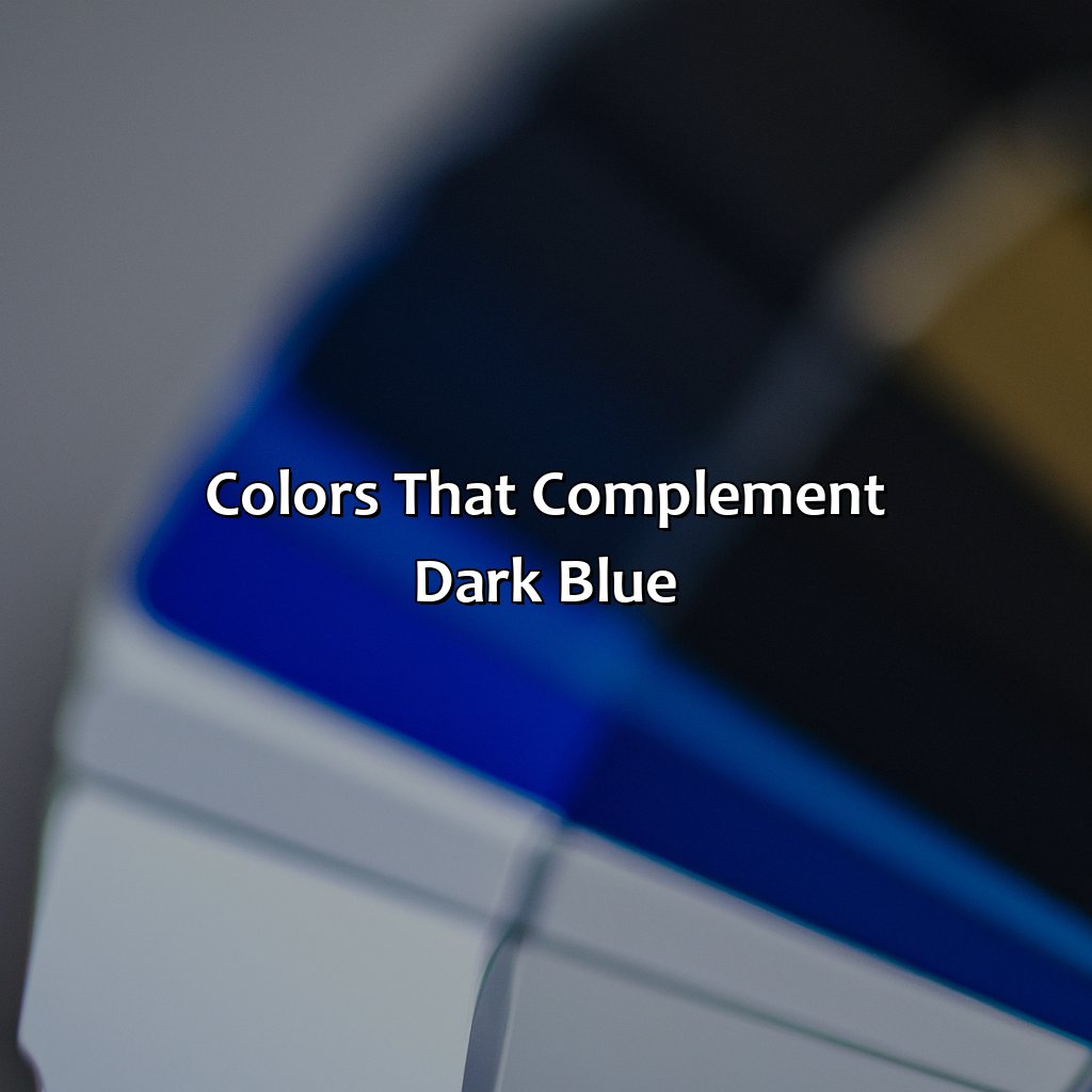 Colors That Complement Dark Blue  - What Color Goes Well With Dark Blue, 