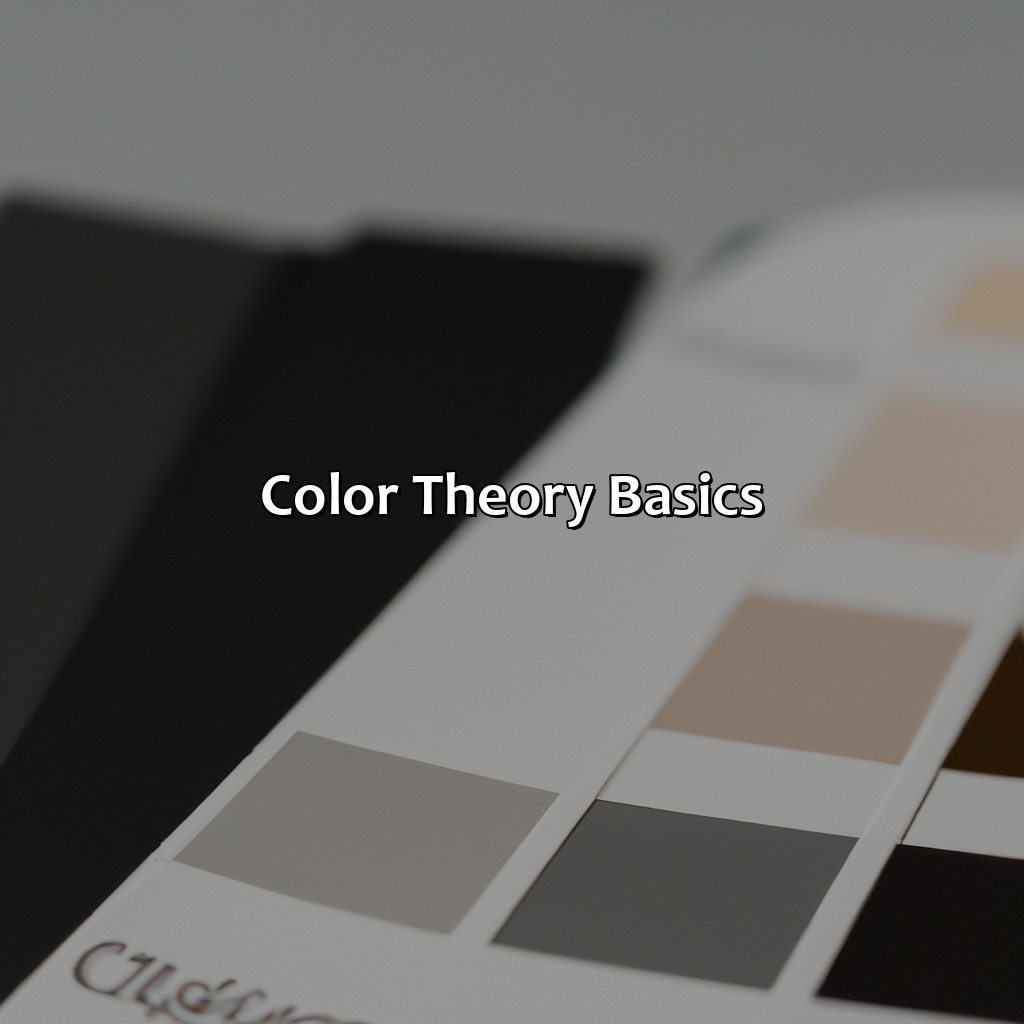 Color Theory Basics  - What Color Goes With Black And White, 
