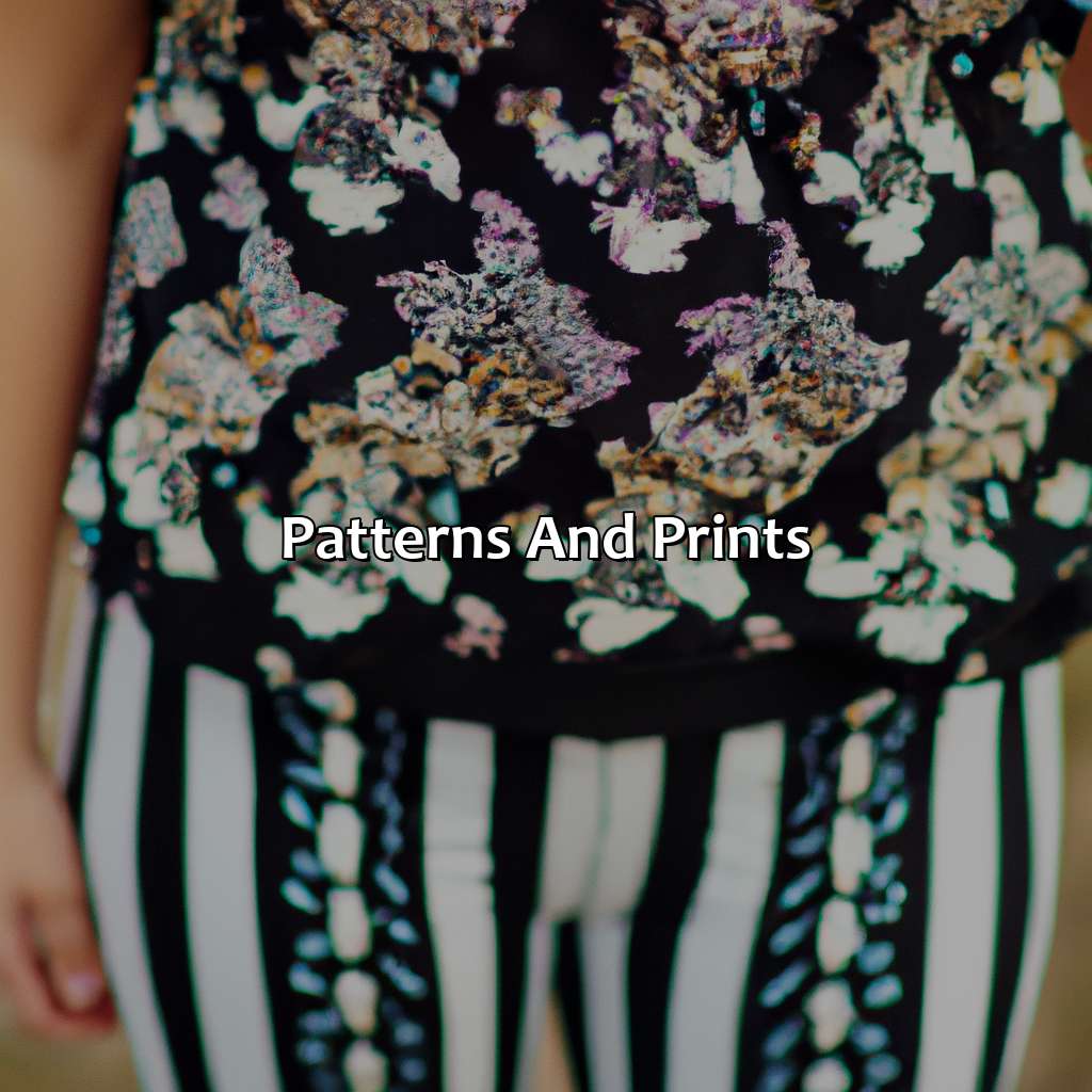 Patterns And Prints  - What Color Goes With Black Pants, 