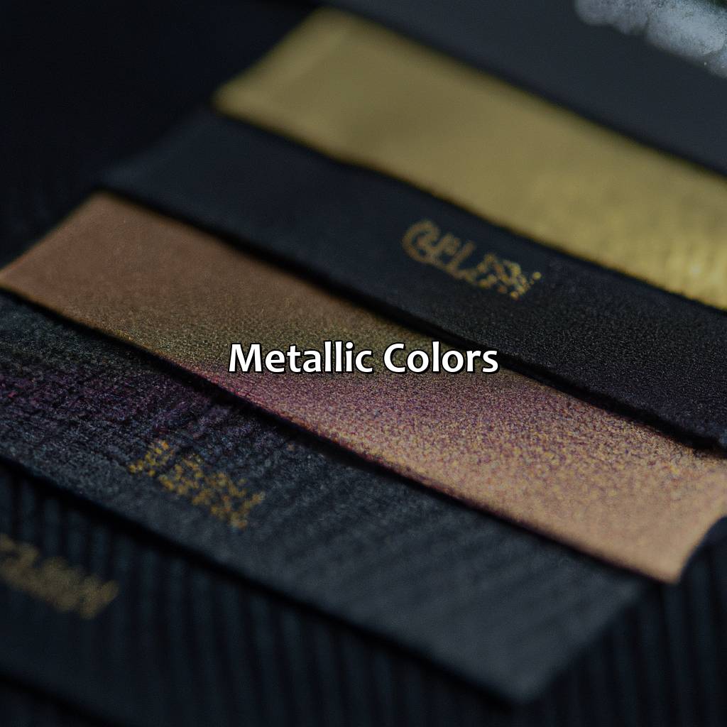 Metallic Colors  - What Color Goes With Black Pants, 