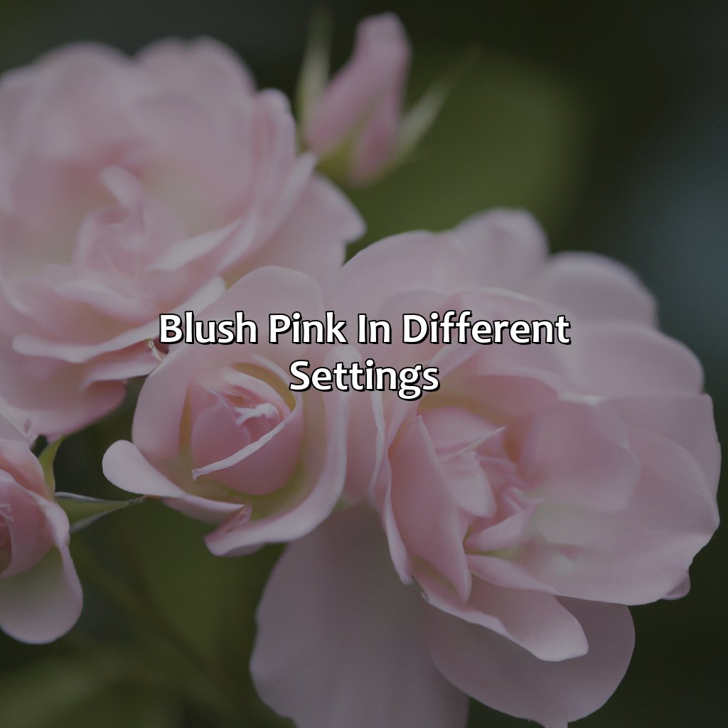 Blush Pink In Different Settings  - What Color Goes With Blush Pink, 